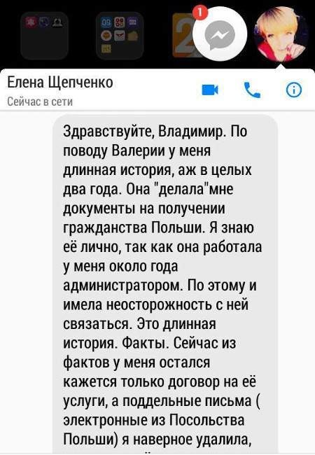 скриншот 5 осторожно Валерия Постоян Отзыв 5 о мошеннице Валерии Постоян - UK Visa