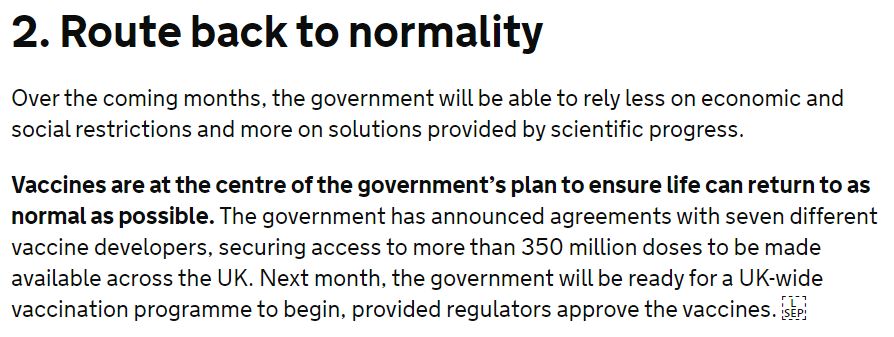 Более 350 миллионов доз вакцины для Великобритании в 2021 – COVID Winter Plan