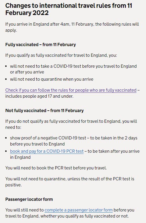 изменения в правилах въезда с 11 февраля 2022 фото