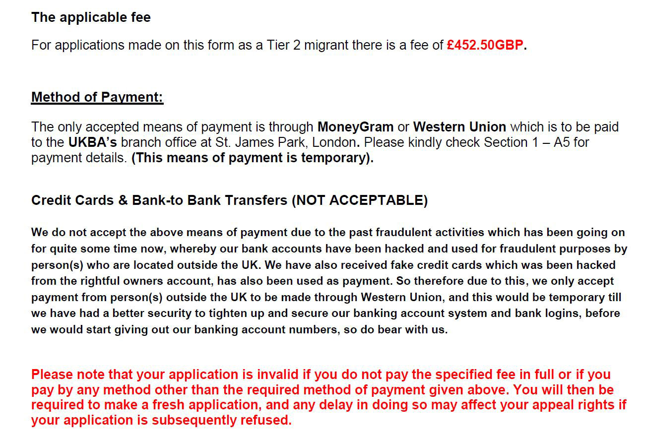 Мошенничество при оформлении английских виз