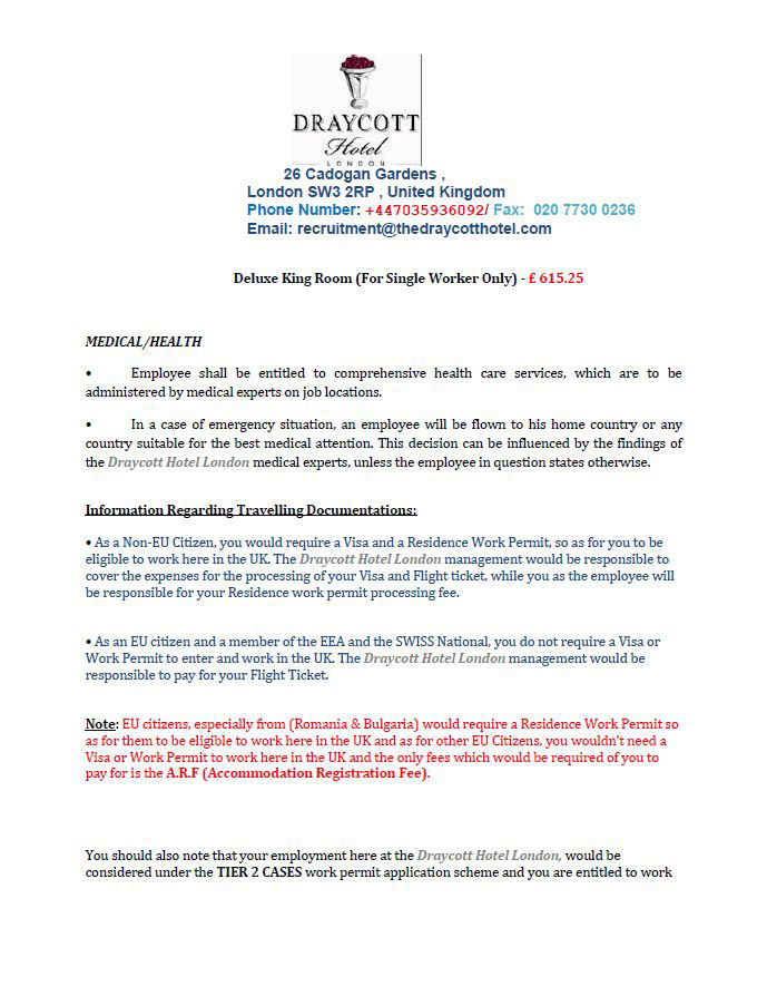 Мошенничество при оформлении английских виз