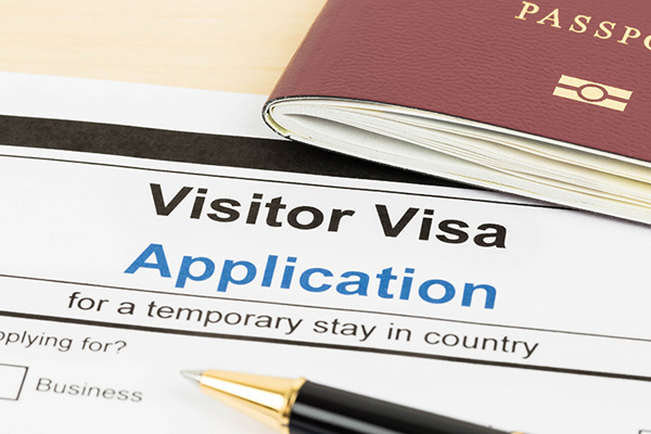 Подача заявки на получение визы