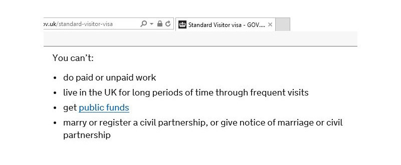 Нарушение сроков пребывания в Англии